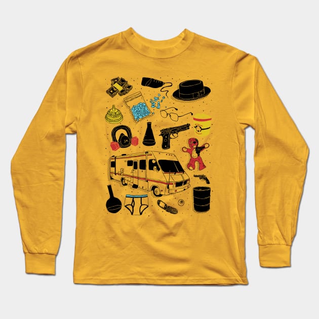 Artifacts: Breaking Bad Long Sleeve T-Shirt by joshln